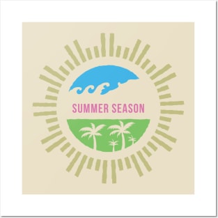 Summer Season Posters and Art